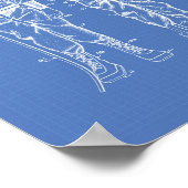 Poster Costume de plongée 1945 Plan directeur de l'art de (Coin)