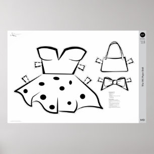 Poster Costume de poupée en papier OG : MOYEN