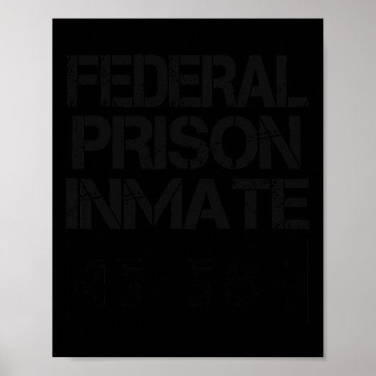 Poster Costume de prisonnier de la prison fédérale d'Hall (Devant)