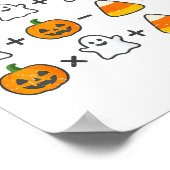 Poster Costume de professeur de mathématiques d'Halloween (Coin)