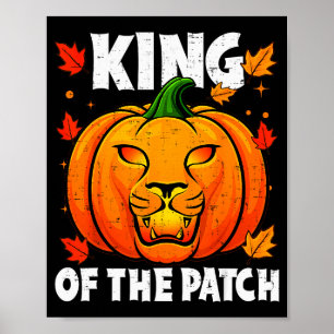 Poster Costume de roi des citrouilles lion pour Halloween