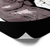 Poster Costume de rongeur mignon de marionnette d'ombre d (Coin)