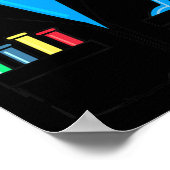 Poster Costume de scientifique fou Chimie Nerd Fun Scienc (Coin)