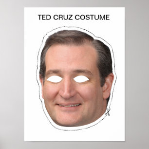 Poster Costume de Ted Cruz