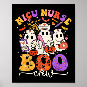 Poster Costume d'équipage Boo Drôle Nourriture Fantôme Ha