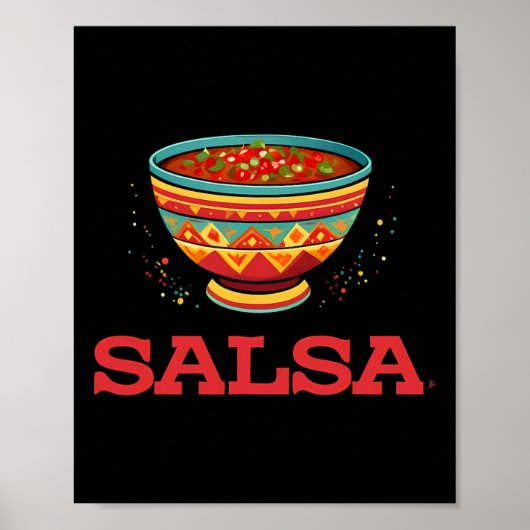 Poster Costume D'Halloween À Couple De Salsa Et De Chips (Devant)