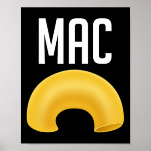 Poster Costume d'Halloween à la macaroni et au fromage
