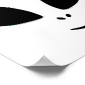 Poster Costume d'Halloween Alien vert (Coin)