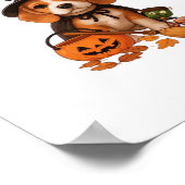 Poster Costume d'Halloween beagle Mon Beagle est Mon Chie (Coin)