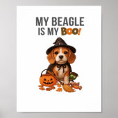 Poster Costume d'Halloween beagle Mon Beagle est Mon Chie (Devant)