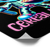 Poster Costume d'Halloween Cereal Killer Funny Breakfast  (Coin)