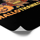 Poster Costume d'Halloween de Noël Capybara Happy Halloth (Coin)