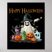 Poster Costume d'Halloween éffrayant Ghost Halloween Happ (Devant)