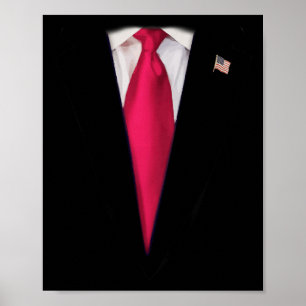 Poster Costume d'Halloween Enfants Trump, Président des E