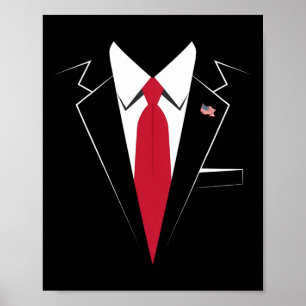 Poster Costume d'Halloween facile avec le costume du prés