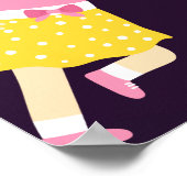 Poster Costume d'Halloween mignonne Fête d'Anniversaire m (Coin)