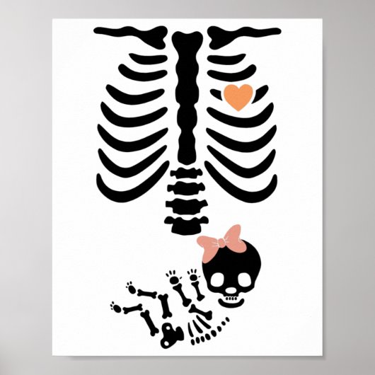 Poster Costume d'Halloween Skull Skeleton (Devant)