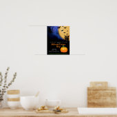 Poster Costume d'Halloween soirée thème événement tronc o (Cuisine)