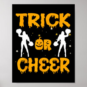 Poster Costume drôle Halloween Cheerled Pom-pom girl C