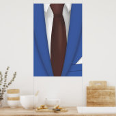 Poster Costume et cravate (Cuisine)