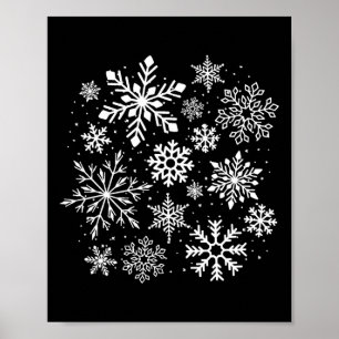 Poster Costume Flocon de Neige Hiver Noël Assorti 1