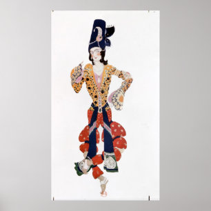 Poster Costume for Nijinsky  in the ballet