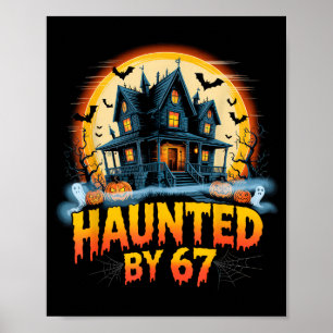 Poster Costume Halloween 67 Meme Hanté Par 6-7 Brainrot