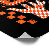 Poster Costume Halloween à carreaux Number 6 Matching 67 (Coin)