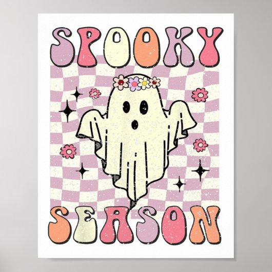 Poster Costume Halloween de saison éffrayante (Devant)