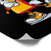Poster Costume Halloween drôle malade 67 sept meme ensorc (Coin)
