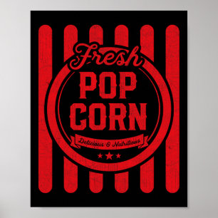 Poster Costume Halloween Enfants Chemise Popcorn Vintage