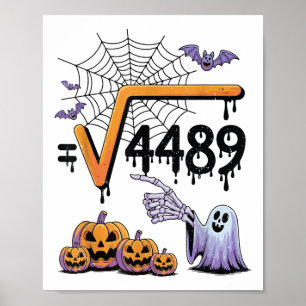 Poster Costume Halloween Prof de Math Racine Carrée 67 44