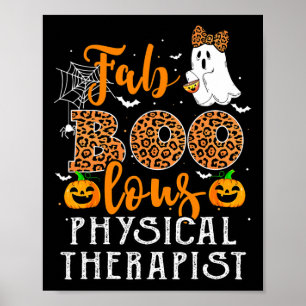 Poster Costume Léopard Halloween Pour Thérapiste Physique