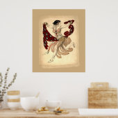 Poster Costume pour Cleopatra Ballet ~ 1909 par Leon Baks (Cuisine)