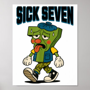 Poster Costume Sick Seven 67 Halloween Pour Populaire Ten