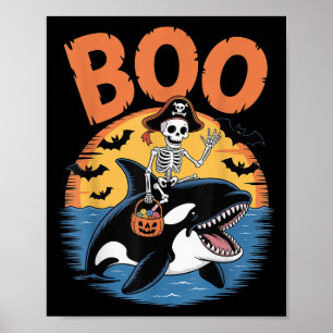 Poster Costume Soky Orca Sur Boo Orca Halloween