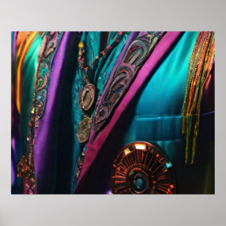 Poster Costume vibrant