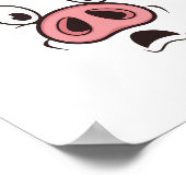 Poster Costume visage de porc (Coin)