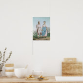 Poster Costumes des Indiens de Michouacan (Cuisine)