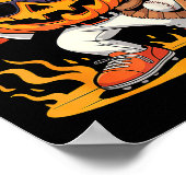 Poster Costumes d'Halloween de baseball effrayants pour h (Coin)