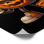 Poster Costumes d'Halloween de baseball Jack-o'-lantern é (Coin)