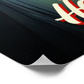 Poster Costumes et cocktails vintages Fête d'Halloween (Coin)