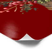 Poster Cosy Christmas Snow Globe Cottage Scène (Coin)