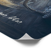 Poster Cosy gîte de campagne aux fleurs jaunes (Coin)