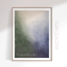 Cosy hiver peinture abstraite moody wall art