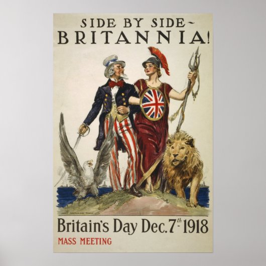 Poster Côte à côte Britannia (Devant)