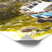 Poster "côte à côte" (Polperro) (Coin)