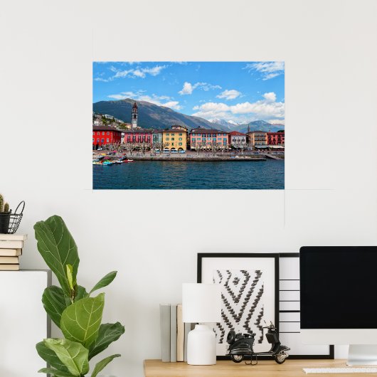 Poster Côte Amalfi (Bureau à domicile)