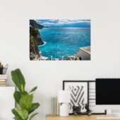 Poster Côte Amalfi (Bureau à domicile)