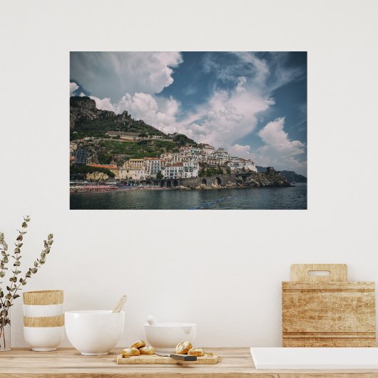 Poster Côte amalfitaine en Italie (Cuisine)